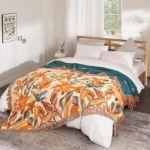 Pure Cotton Gauze Towel Quilt Tassel Sofa Towel
