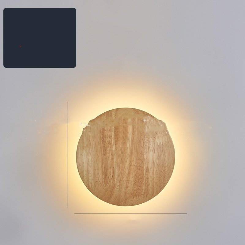 Circular Decorative Sconces Stairway Hallway Logs - Image 4