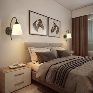 Modern Minimalist Bedroom Bedside Wall Lamp