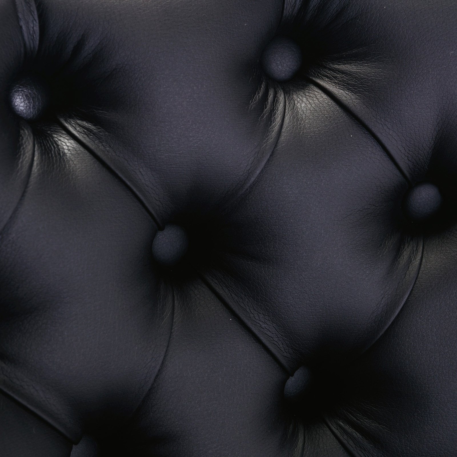 A&A Nikki Modern Tufted Solid Wood PU & Velvet Upholstered Sofa - Image 10