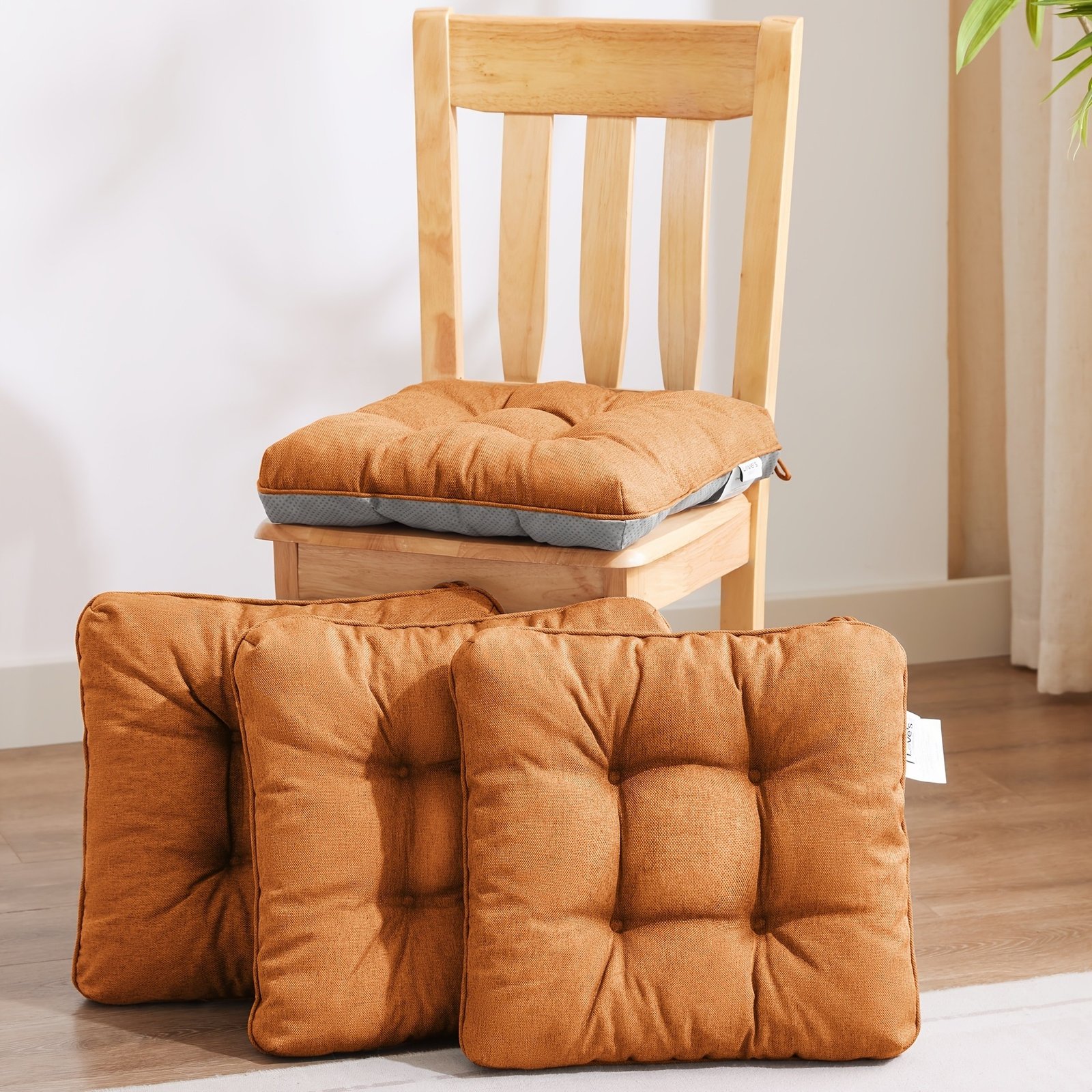 Set Of Memory Foam Chair Cushions Outdoor - Image 4