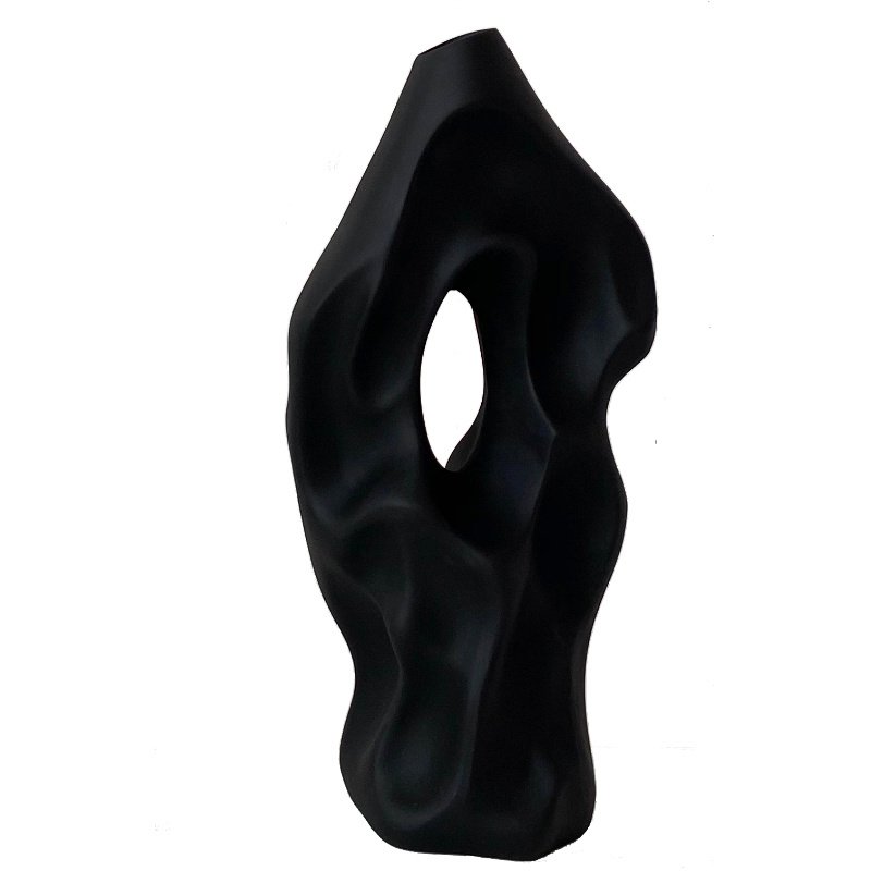 Art Ceramic Ornaments Medieval Sculpture Vases Decorative Flowers - Image 3