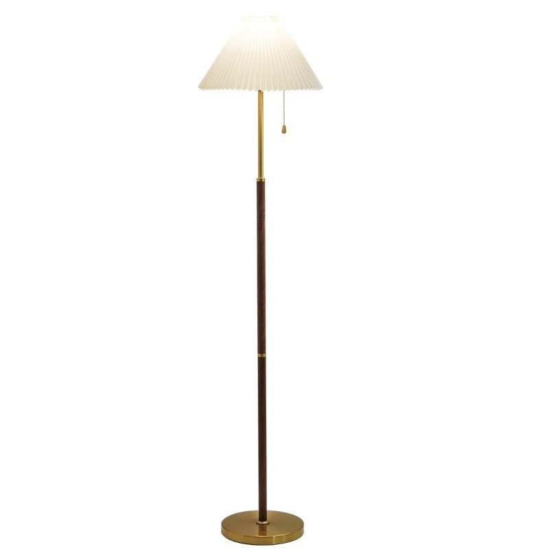 Vintage Pleated Floor Lamp Vertical Table Lamp - Image 8