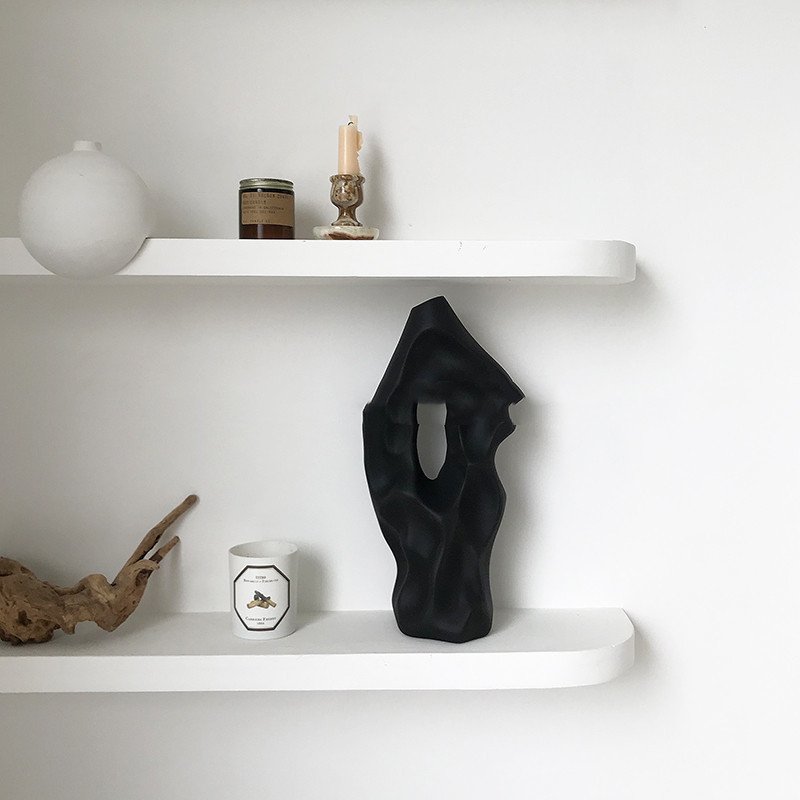 Art Ceramic Ornaments Medieval Sculpture Vases Decorative Flowers - Image 6