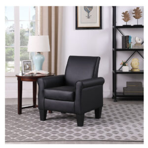 Alrun Upholstered 29" Wide Faux Leather Armchair (Wayfair)