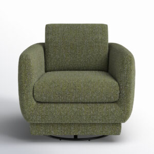 Ramel Upholstered Swivel Armchair