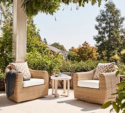 Gideon Swivel Outdoor Lounge Chair, Set of 2 (Potterybarn)