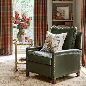 Tyler Square Arm Leather Recliner